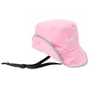 Playshoes Unisex Rain Hat Southwester Rain Hat, pink fleece lining