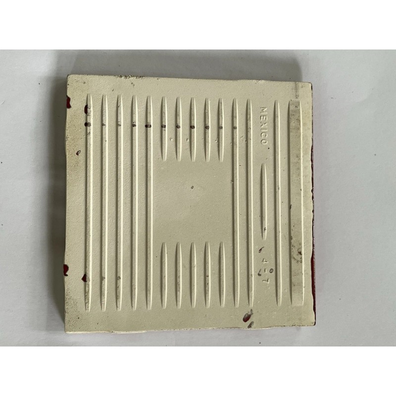 Candy Apple Red Vintage Candy Apple Red Ceramic Tile 4.25