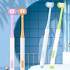 CMHX 3 Sided Autism Toothbrush Three Bristles for Special Needs