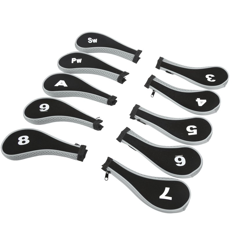 10Pcs Golf Club Head Cover Neoprene Golf Head Cover for