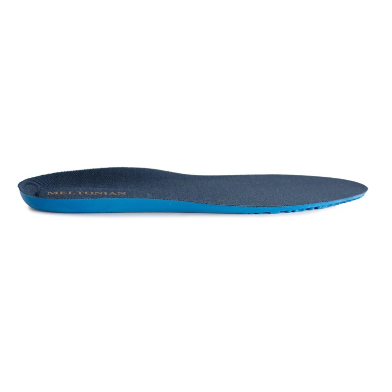 Meltonian Player Polyurethane PU Contoured Insoles, Blue and Black (11/12
