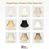Royal Designs Shallow Bell Basic Lamp Shade, Black/Gold 8.5 x