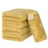 Towel Laboratory #024 Face Towel, Mustard Yellow, Set of 5,