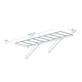 Palram - Canopia Wooden Shelf Kit for Natura Greenhouse