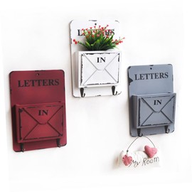 LIFKOME Artificial Flower Insert Wooden Shelf Macrame Wall Hanging Home Decor Decorative Picture Organizer