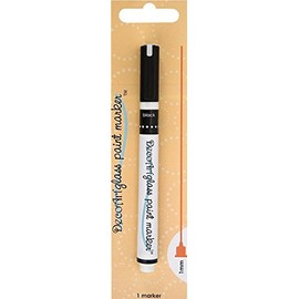 DecoArt DGPM14-K Glass Paint Marker, Black