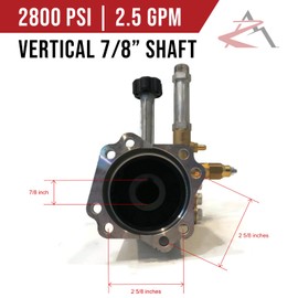 OEM | AR 7/8" Shaft 2800 PSI PRESSURE WASHER PUMP for Craftsman 020356-0, 020436-0