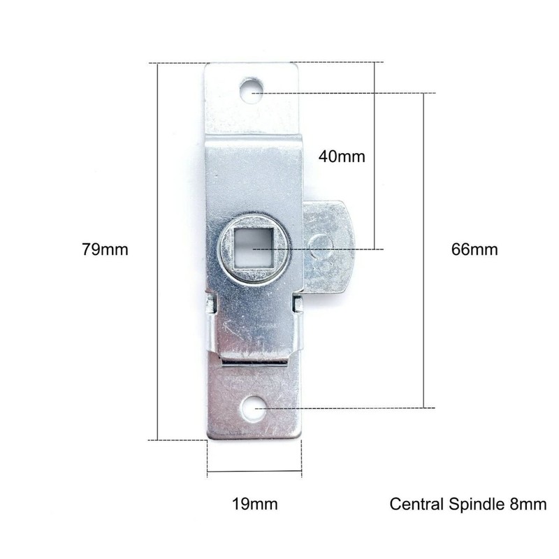 Rim Budget Lock Flat Surface Type - Suits Square Key