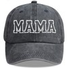 HHNLB Funny Mama Hats for Women, Adjustable Cotton Mom Embroidered