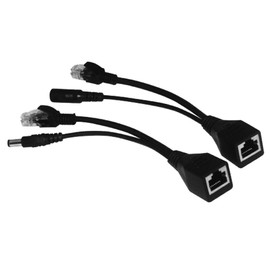 secucore Par Balun PoE para Camaras IP Transmite Corriente Y Red
