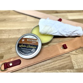 HeliaCARE Organic Premium Leather Balm Colourless - Clothing, Shoes, Handbags, Car, Equestrian Sports (150 ml)