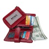 COLLBATH 1pc RFID Wallet Business Zipper Purse for Men Durable