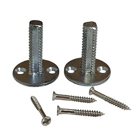 The King's Bay Pair of Dummy Spindles for New and Antique Door Knobs