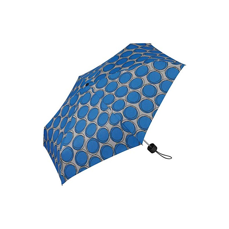 pierre cardin Petito Dots & Circles Pocket Umbrella, Stongblue