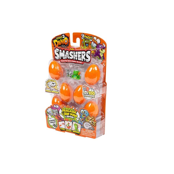 Smashers Series 3 Dino 8-Pack with Dig n' Find Surprise