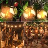 Outdoor String Lights, 55FT Shatterproof LED Patio Lights With 30