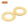 QUARKZMAN M30 Washer, Pack of 2 Brass Ring Washers 54