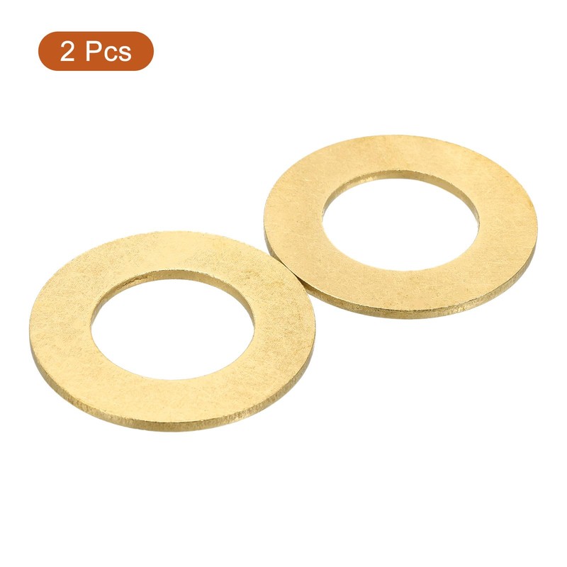 QUARKZMAN M30 Washer, Pack of 2 Brass Ring Washers 54