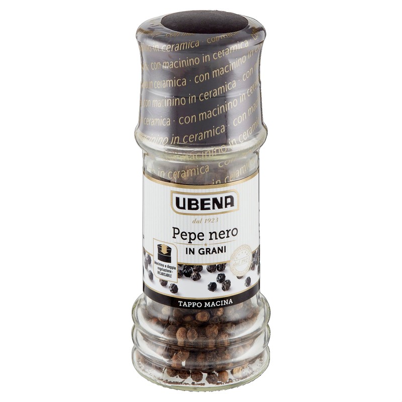 UBENA, Pepe Nero in Grani, Formato Tappo Macina da 40