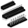 Olsa Tools Magnetic Socket Organizer | 3 Piece Socket Holder