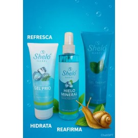 Kit Cuidado Corporal Gel Frío+hielo Mineral+therapygel Shelo