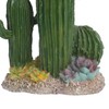 Simulation Resin Cactus Ornament Stable Aquarium Cactus Decoration with Succulents