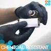 ASAP Black Nitrile Powder Free Examination Gloves, Disposable, 4 mil,