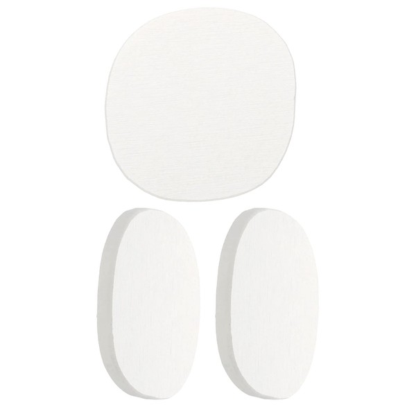 PATIKIL 3Pcs Diatomaceous Coasters, 3.9 x 3.9" Natural Instant Drying