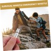 Kisangel Survival Whistle Carabiner Keychain Double Frequency for Emergency Situations