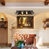 SEEBLEN 4-Light Kitchen Light Fixtures - Adjustable Ceiling/Wall Mount Spotlight,