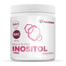 Suplemento Alimenticio NutriADN Inositol Myo  D-Chiro Nac 300g Sin Sabor                                                                              