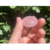 Starborn Cat's Eye Rose Quartz Palm Stone for Gentle Healing,