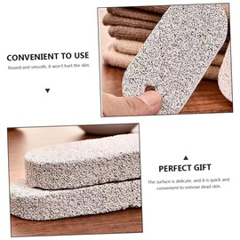 Beavorty 6pcs Pumice Stone Foot Exfoliating Pumice Foot Skin Pumice Foot File Exfoliation Pumice Foot Scrubber Dead Skin Brush Feet Hand Cracked Skin Natural Bath Stone Stepping Stone