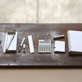 Muji Aluminum Pencil Case, Flat Type, Approx. 2.4 x 6.9 x 0.6 inches (60 x 175 x 15 mm)