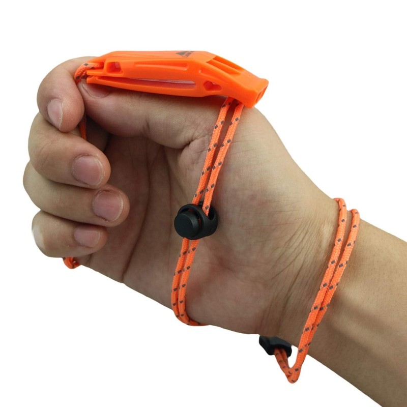 admecoo Emergency Whistles (2 Pack) | Loud Pealess Plastic Survival