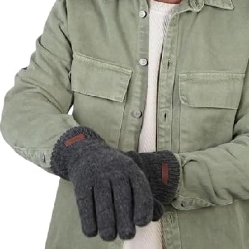 Barts Men's Haakon Gloves (Haakon Glove) - Grey (Charcoal 0021)