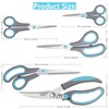 Asdirne Scissors, Kitchen Scissors with Sharp Stainless Steel Blades and
