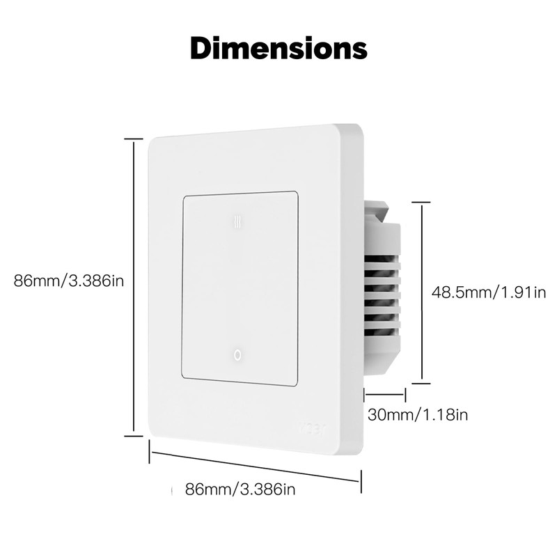 MOES ZigBee 20A Water Heater Smart Switch, Timer Control, Tuya