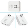 FUMITAKE Power Strip with USB Slim, Thin, Small, Multi-tap USB,