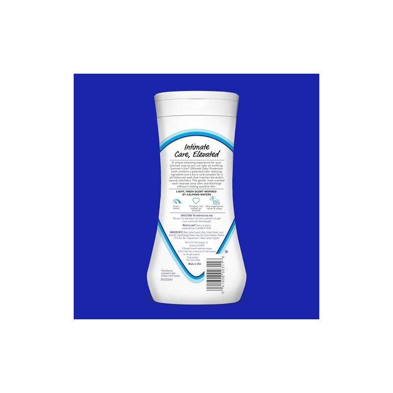 Gel Baño Femenino Ácido Bórico Control Definitivo Olores Elimina Equilibrio