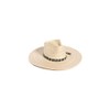 Brixton Women's Leigh Straw Fedora, Natural, Tan, XS