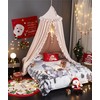 HUOQOU Bed Canopy for Girls Princess Round Dome Children Dreaming