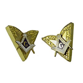 TANGDIAABBCC Aeiniwer Collar Tips Stays Masonic Formal Dress with Screws C