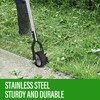 YEELOR Wheel Rotary Edger, Manual Lawn Edger, Stainless Steel Handle,Adjustable