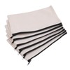 Yarlung 32 Pack Canvas Zipper Pouch, 8x5 Inches Blank DIY