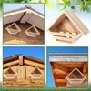 DoubleFill 2 Pcs Cedar Dove Nesting Box Dove House Nest