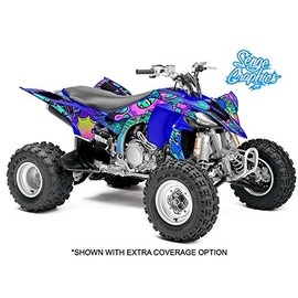 1988-2006 Blaster 200 ZANY Teal Senge Graphics Kit Compatible with Yamaha