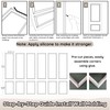 Wall Molding Peel and Stick Panel - 6 Top &