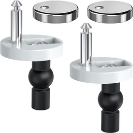 2 Pcs Toilet Seat Fittings Toilet Seat Hinges,Toilet Seat Screws Quick Release Toilet Seat Fixings,Toilet Seat Fixings Toilet Seat Fixing Kit Used For Fixing Toilet Seats