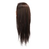 Hairdressing Mannequin Head 63cm Synthetic Fiber Head Styling Middle Part